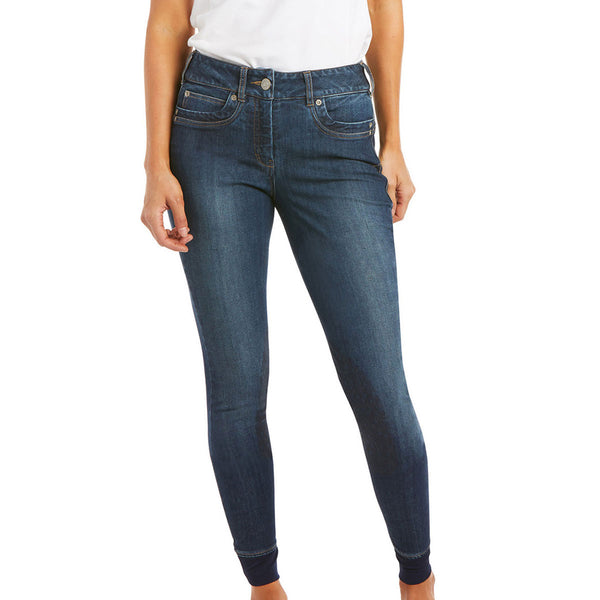 Ariat Halo Denim Knee Patch Ladies Breech
